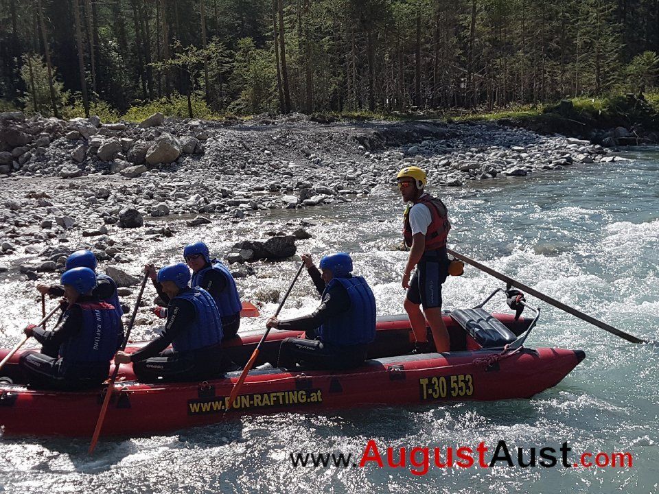 Raftingtouren auf dem Lech