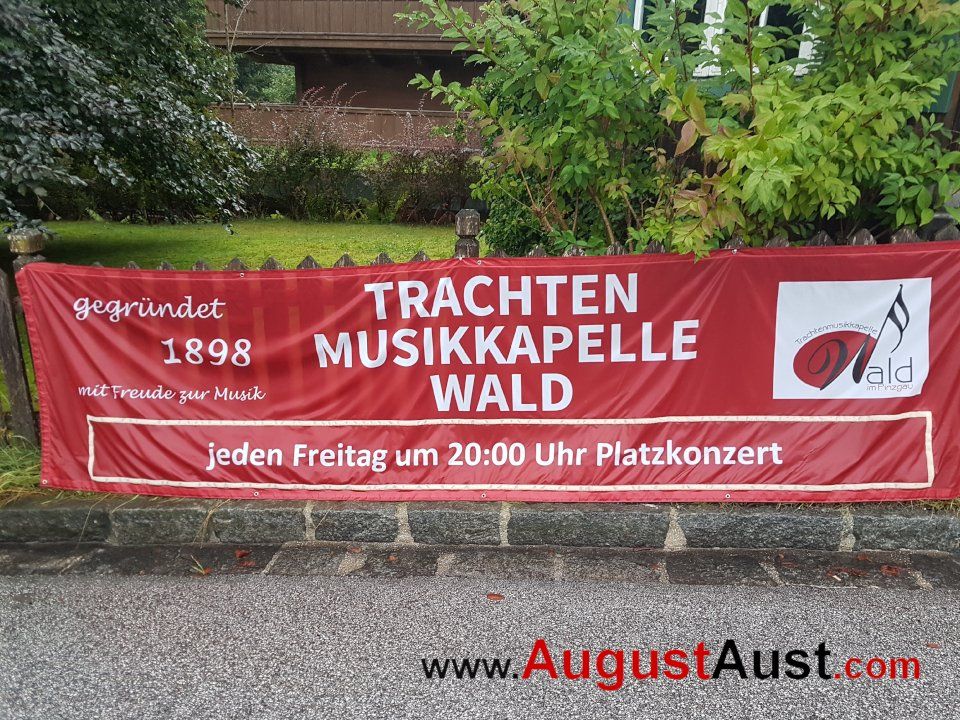 Trachtenmusikkapelle Wald im Pinzgau. Foto: August Aust