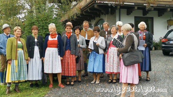 Volksliedchor choral.m Maria Alm. Foto: August Aust Volksliedchor choral.m Maria Alm. Foto: August Aust