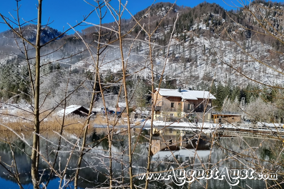 Almsee - Zuflüsse und unterirdische Quelltrichter. Foto August Aust Almsee - Zuflüsse und unterirdische Quelltrichter. Foto August Aust
