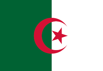 Flagge Algerien Flagge Algerien