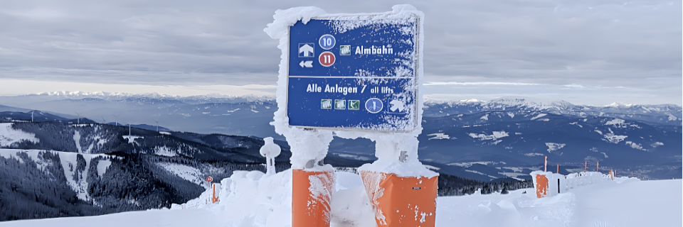 Alm Abfahrt. Foto: August Aust Alm Abfahrt. Foto: August Aust