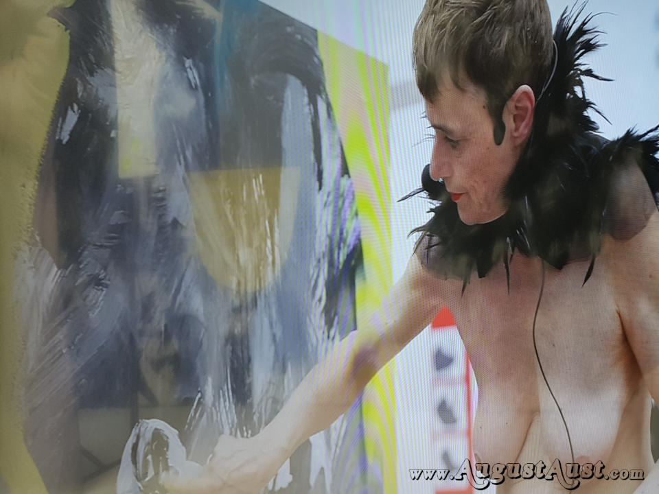 Ausstellung Ashley Hans Scheirl - Genital Economy Posing. Foto: August Aust Ausstellung Ashley Hans Scheirl - Genital Economy Posing. Foto: August Aust