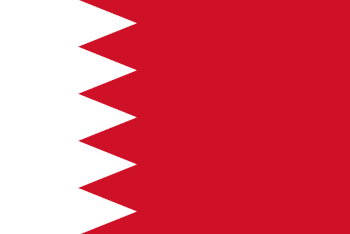 Flagge Bahrain Flagge Bahrain