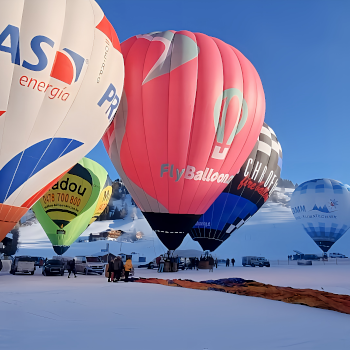 Heißluftballone in Filzmoos. Foto: August Aust