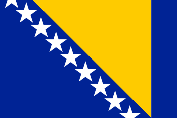 Flagge Bosnien und Herzegowina Flagge Bosnien und Herzegowina