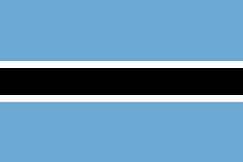 Flagge Botsuana Flagge Botsuana