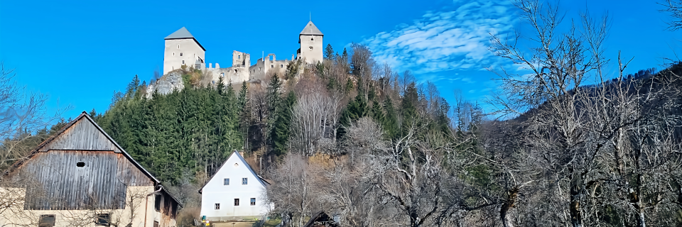Burgruine Gallenstein. Foto: August Aust Burgruine Gallenstein. Foto: August Aust