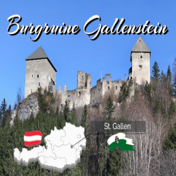 Burgruine Gallenstein. Foto: August Aust Burgruine Gallenstein. Foto: August Aust