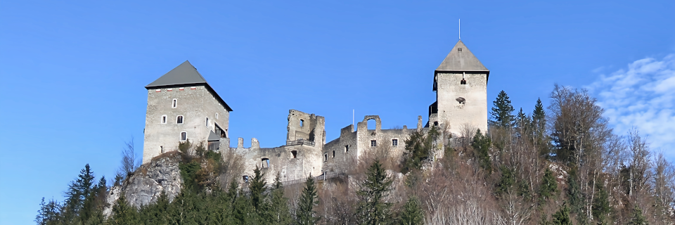 Burgruine Gallenstein. Foto: August Aust Burgruine Gallenstein. Foto: August Aust