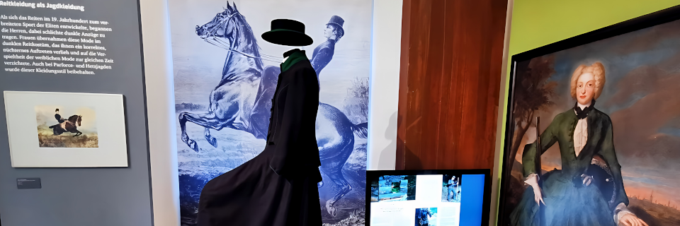 Ausstellung Die Jagd ist weiblich. Foto: August Aust Ausstellung Die Jagd ist weiblich. Foto: August Aust