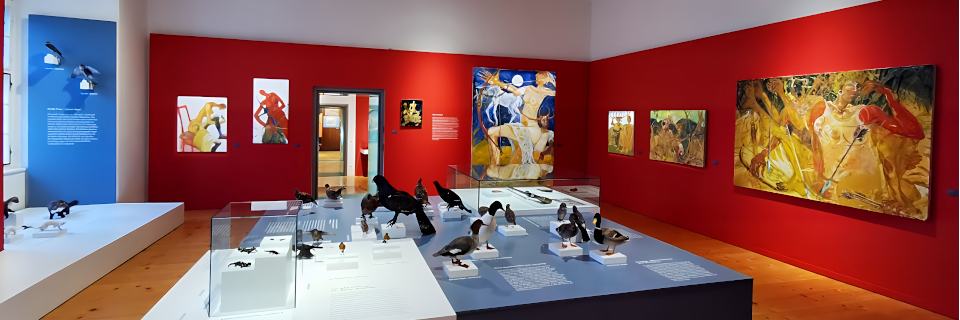 Ausstellung Die Jagd ist weiblich. Ausstellung Die Jagd ist weiblich.