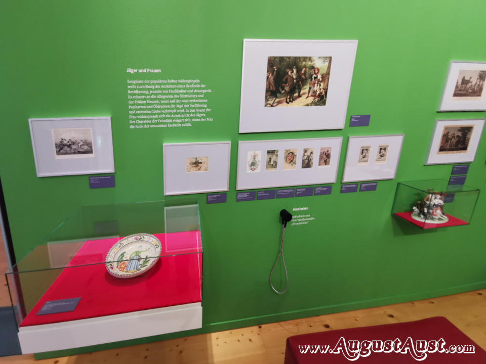 Ausstellung. Die Jagd ist weiblich. Diana und Aktäon. Foto August Aust Ausstellung. Die Jagd ist weiblich. Diana und Aktäon. Foto August Aust