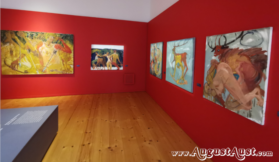 Zyklus Diana und Aktäon des steirischen Künstlers Gerald Brettschuh. Foto August Aust Zyklus Diana und Aktäon des steirischen Künstlers Gerald Brettschuh. Foto August Aust