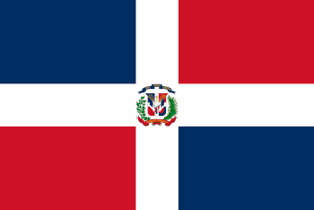 Flagge Dominikanische Republik Flagge Dominikanische Republik