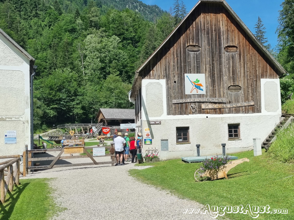 Eingang Erlebniswelt Mendlingtal. Foto: August Aust Eingang Erlebniswelt Mendlingtal. Foto: August Aust