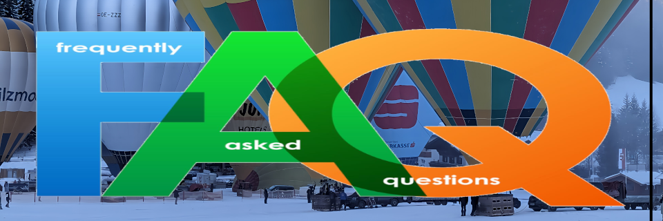 Ballonfahren, häufig gestellte Fragen Ballonfahren, häufig gestellte Fragen