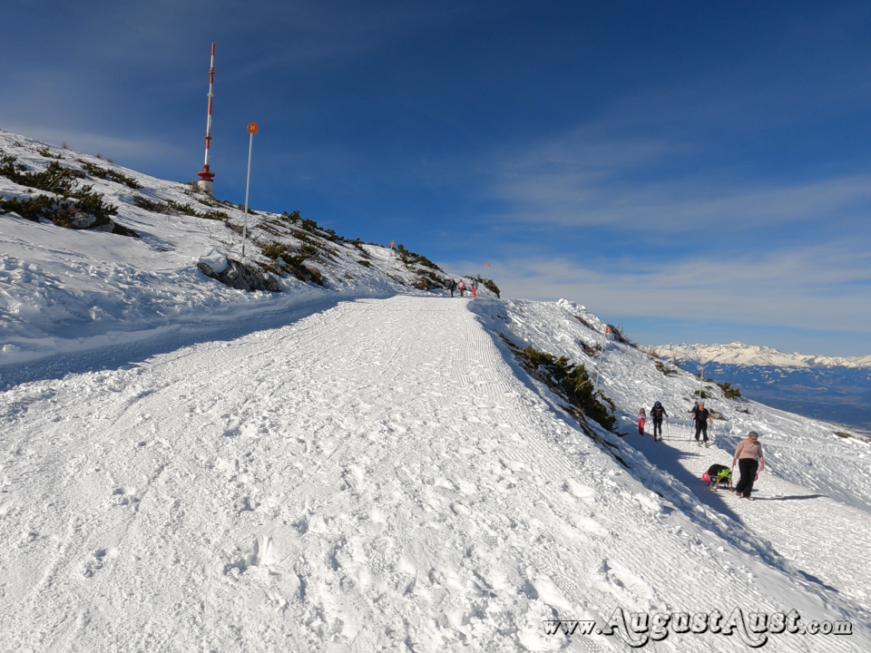 Winterwanderung Dobratsch. Foto: August Aust Winterwanderung Dobratsch. Foto: August Aust