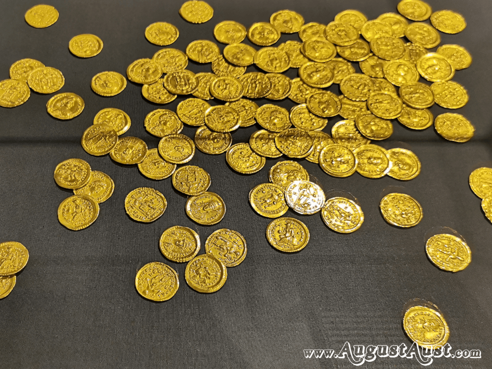 Römische Münzen. Foto August Aust