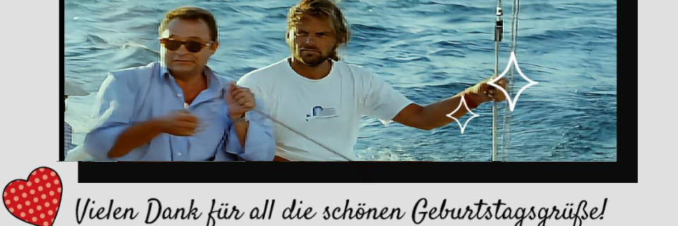 August Aust beim Segeln  August Aust beim Segeln