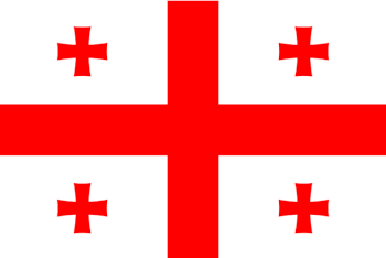Flagge Georgien Flagge Georgien