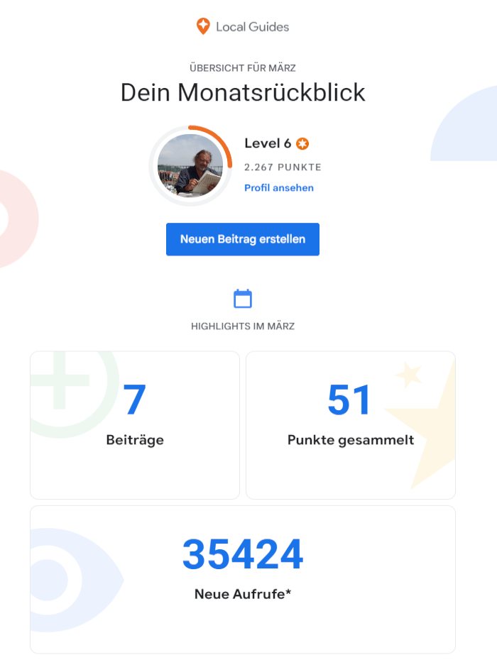 Information von Google Information von Google