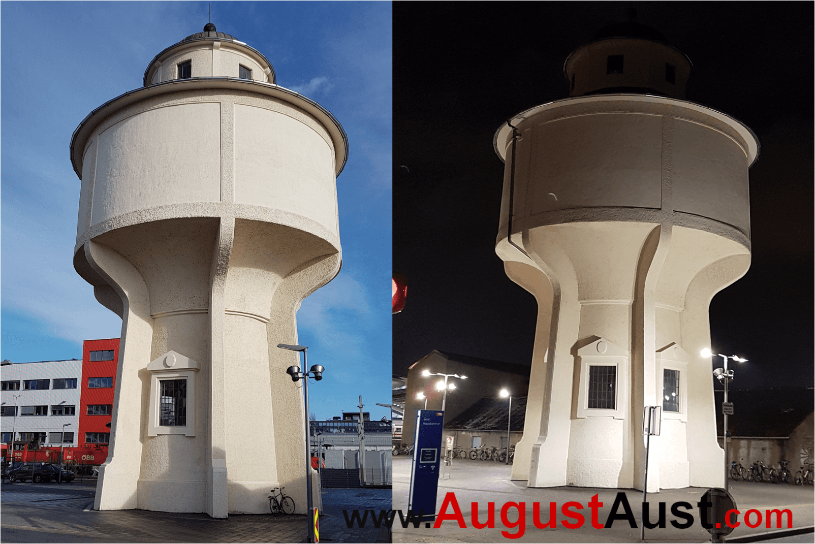 Denkmalgeschützte Wasserturm, Waagner-Biro-Straße