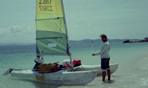 Umsegelung der iberischen Halbinsel mit einem 4,60 m Katamaran. Umsegelung der iberischen Halbinsel mit einem 4,60 m Katamaran. August Aust