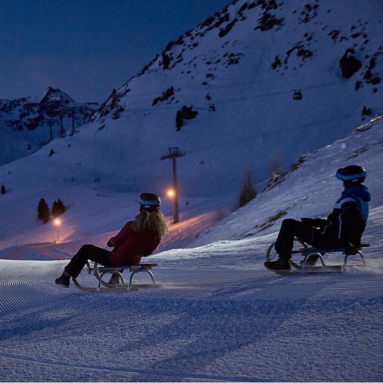 Nachtrodelbahn in Ischgl Nachtrodelbahn in Ischgl