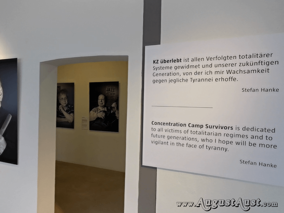 Ausstellung. KZ überlebt – Porträts von Stefan Hanke. Foto August Aust Ausstellung. KZ überlebt – Porträts von Stefan Hanke. Foto August Aust