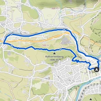 Wanderkarte Bad Ischl - Elisabethwaldweg Wanderkarte Bad Ischl - Elisabethwaldweg