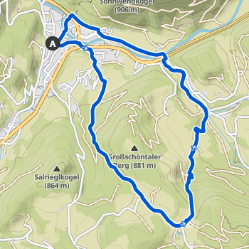 Wanderkarte Göstling Hochreith Wanderkarte Göstling Hochreith