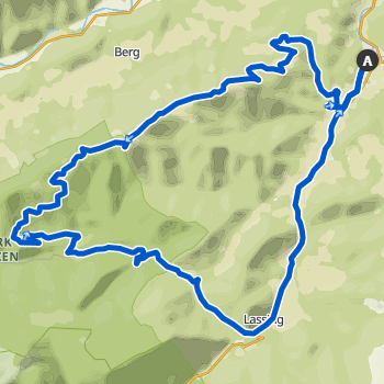 Karte MTBTour. Göstling/Ybbs - Siebenhütten - Kitzhütte - Lassing - Göstling/Ybbs Karte MTBTour. Göstling/Ybbs - Siebenhütten - Kitzhütte - Lassing - Göstling/Ybbs