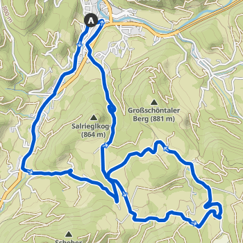 Karte MTBTour.. Göstling/Ybbs - Hochmoor Karte MTBTour.. Göstling/Ybbs - Hochmoor