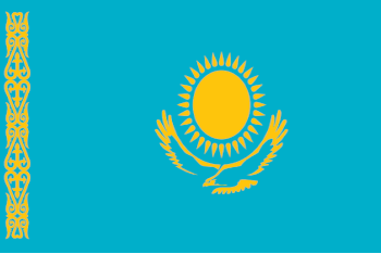 Flagge Kasachstan Flagge Kasachstan