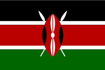 Flagge Kenia Flagge Kenia