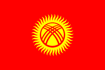 Flagge Kirgisistan Flagge Kirgisistan