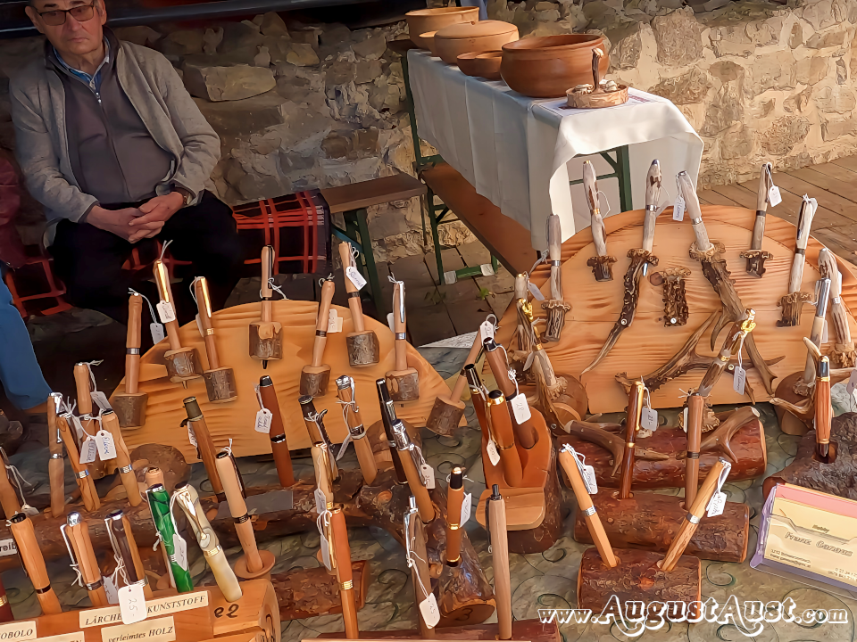 Kugelschreiber aus Dirndlholz, Franz Ganaus