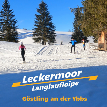Langlaufloipe Leckermoor. Foto: August Aust Langlaufloipe Leckermoor. Foto: August Aust
