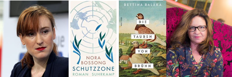 Bettina Balaka und Nora Bossong Bettina Balaka und Nora Bossong