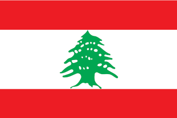 Flagge Libanon Flagge Libanon