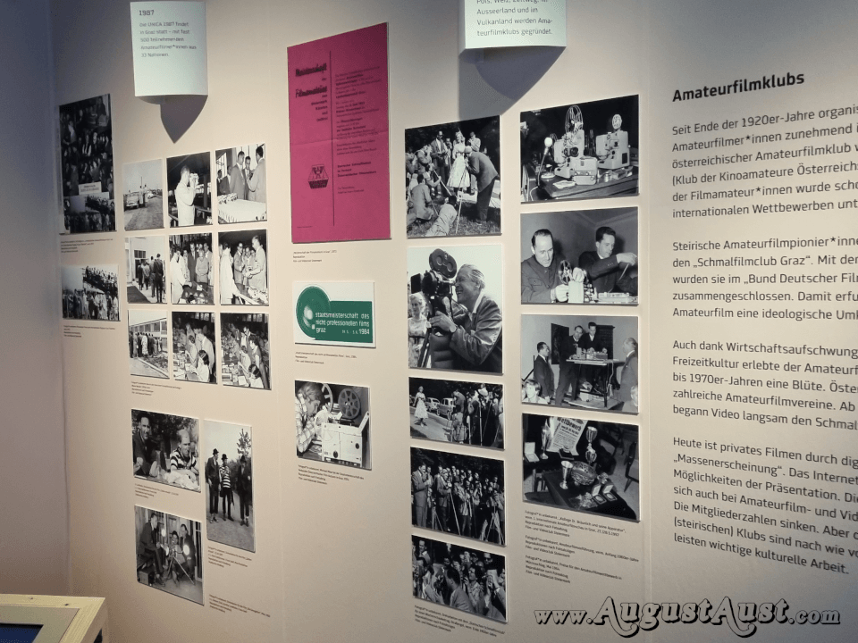 Amateurfilmklubs in der Steiermark. Foto August Aust Amateurfilmklubs in der Steiermark. Foto August Aust