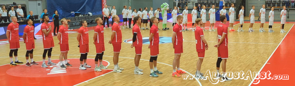 Basketball. Österreich gegen Norwegen. Foto: August Aust Basketball. Österreich gegen Norwegen. Foto: August Aust
