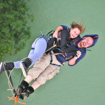 Tandem Bungee Jumping, Jauntalbrücke, Kärnten Tandem Bungee Jumping, Jauntalbrücke, Kärnten