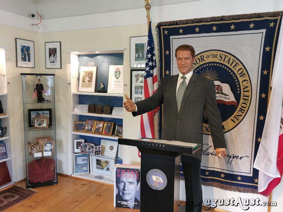 Schwarzenegger, 38. Gouverneur des Bundesstaates Kalifornien. Foto August Aust Schwarzenegger, 38. Gouverneur des Bundesstaates Kalifornien. Foto August Aust
