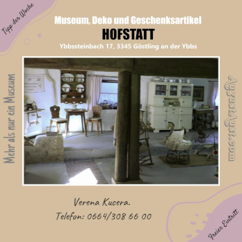 Museum Hofstatt in Göstling an der Ybbs. Foto: August Aust Museum Hofstatt in Göstling an der Ybbs. Foto: August Aust