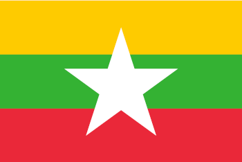 Flagge Myanmar Flagge Myanmar