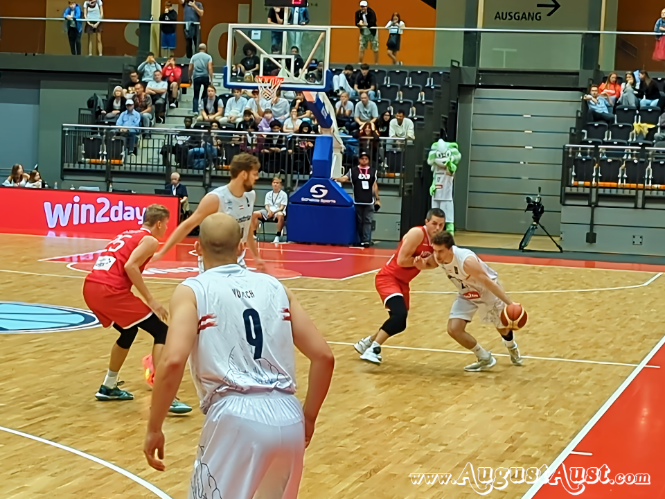 Basketball Österreich gegen Norwegen. Foto: August Aust