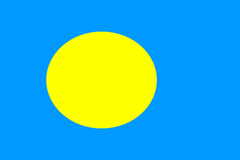 Flagge Palau Flagge Palau