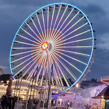 Blumenrad, Prater Wien. Foto: August Aust Blumenrad, Prater Wien. Foto: August Aust
